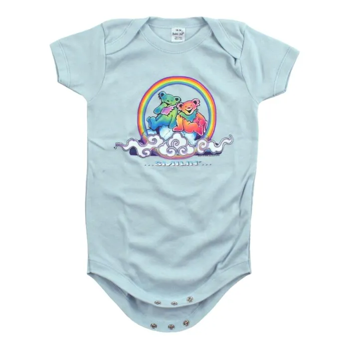 Liquid Blue Onesies Kids GD Bears Cloud Light Blue Onesie