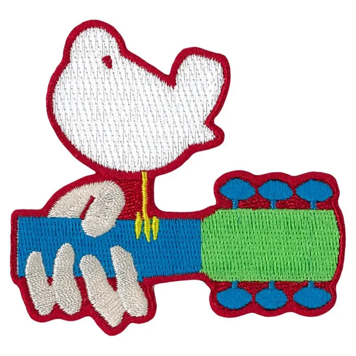 Liquid Blue Patches Accessories Woodstock Dove Guitar Patch