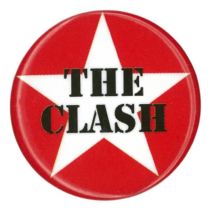 Liquid Blue Pins Accessories The Clash Star Logo Pin Clearance 50 OFF