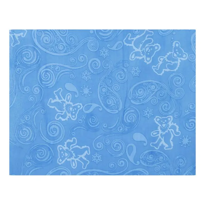 Liquid Blue Scarves Accessories GD Long Bear Blue Scarf