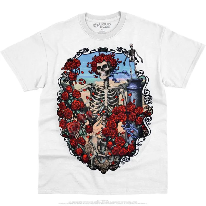 Liquid Blue TShirt Men 30th Anniversary White TShirt