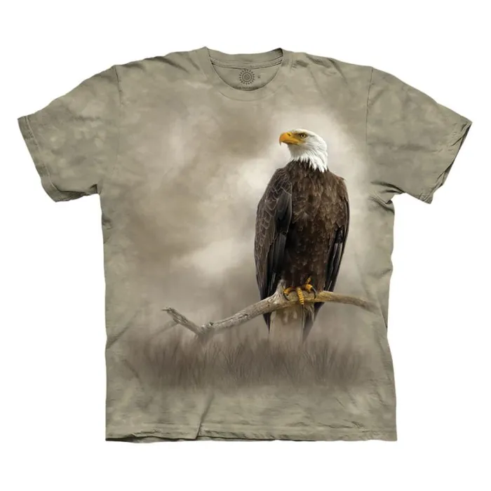 Liquid Blue TShirt Men A Visitor To The Meadow Classic Cotton TShirt