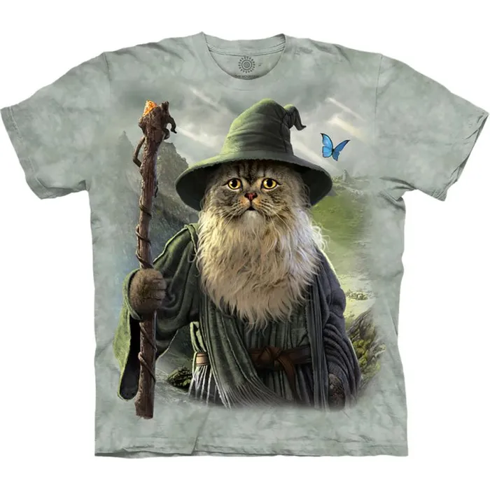 Liquid Blue TShirt Men Catdalf Classic Cotton TShirt