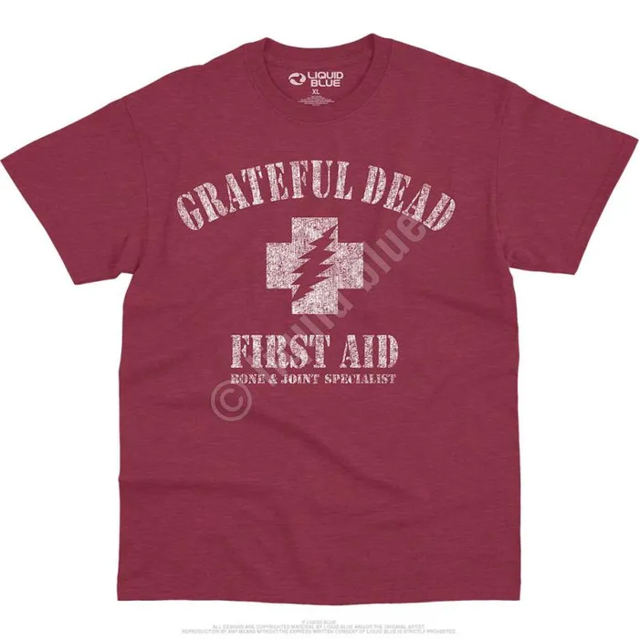 Liquid Blue TShirt Men First Aid TShirt