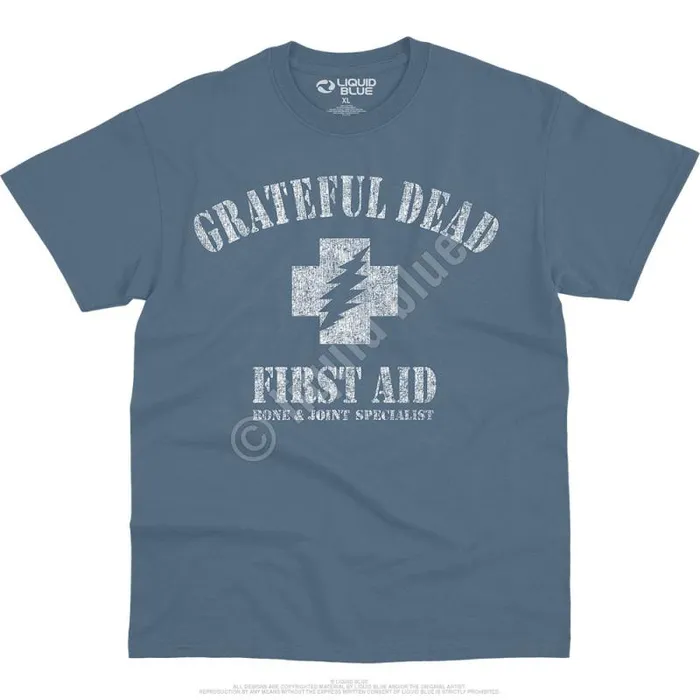 Liquid Blue TShirt Men First Aid TShirt