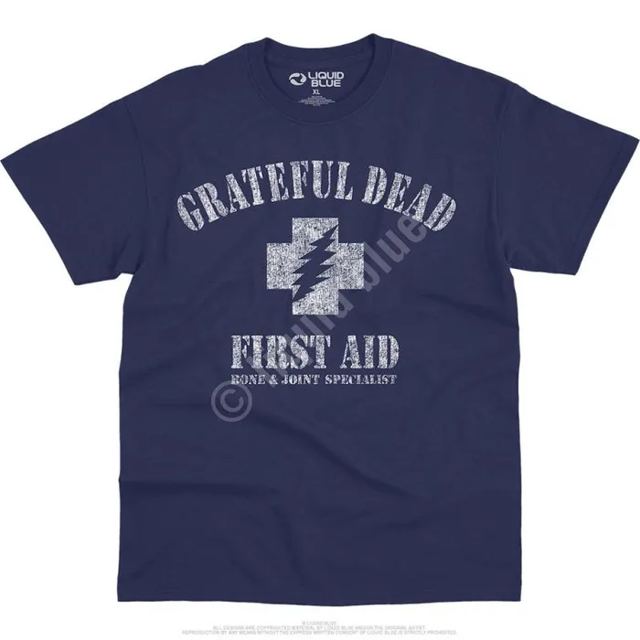 Liquid Blue TShirt Men First Aid TShirt