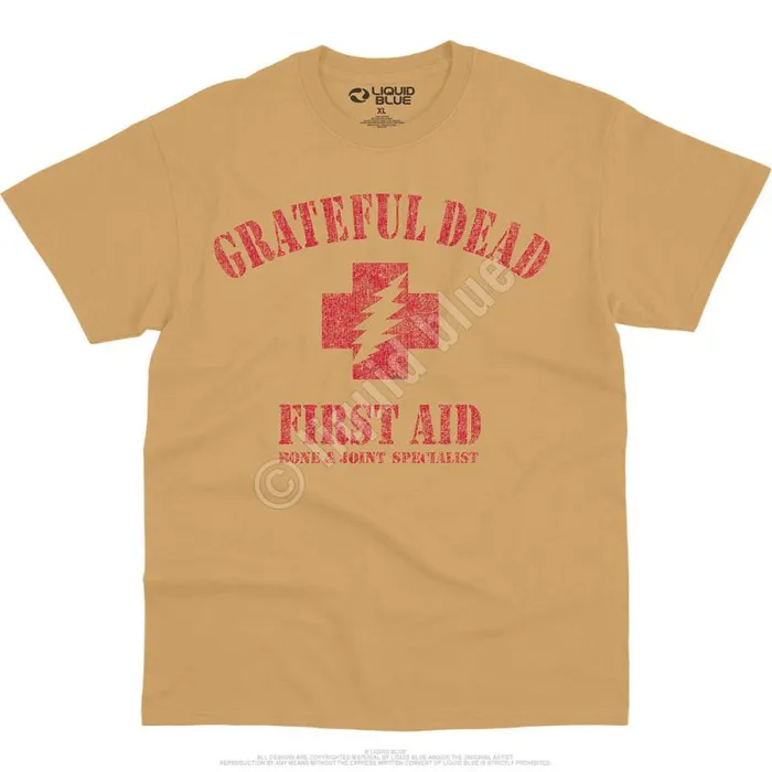 Liquid Blue TShirt Men First Aid TShirt