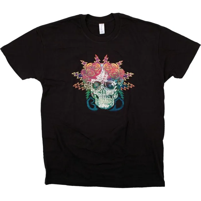 Liquid Blue TShirt Men GD Electric Dimensions Black TShirt