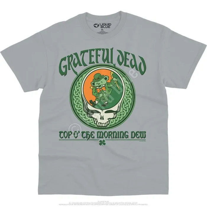 Liquid Blue TShirt Men Morning Dew TShirt