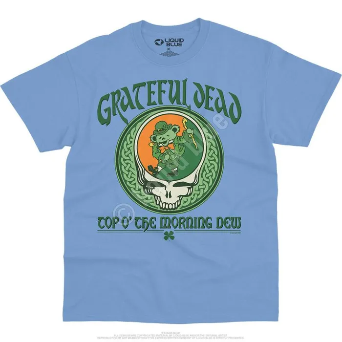 Liquid Blue TShirt Men Morning Dew TShirt