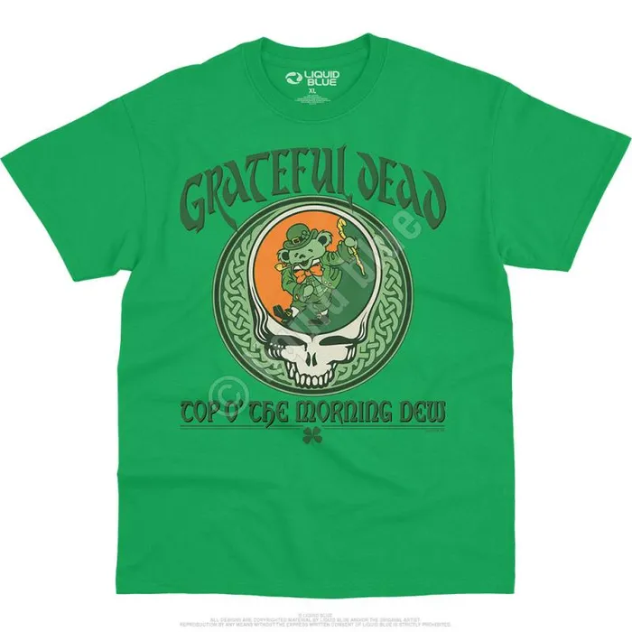 Liquid Blue TShirt Men Morning Dew TShirt