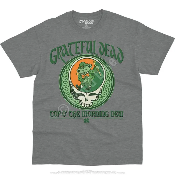 Liquid Blue TShirt Men Morning Dew TShirt