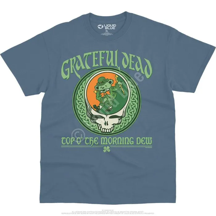 Liquid Blue TShirt Men Morning Dew TShirt