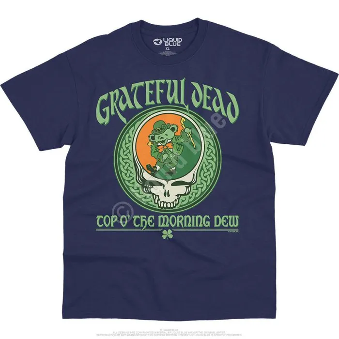 Liquid Blue TShirt Men Morning Dew TShirt