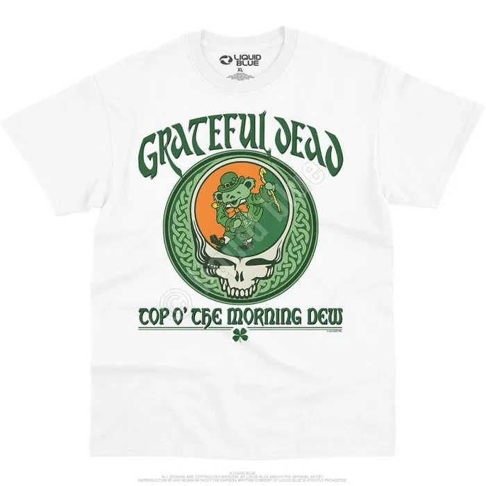 Liquid Blue TShirt Men Morning Dew TShirt