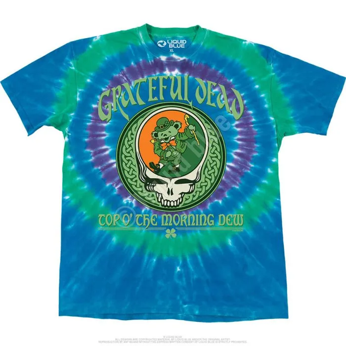 Liquid Blue TShirt Men Morning Dew TShirt