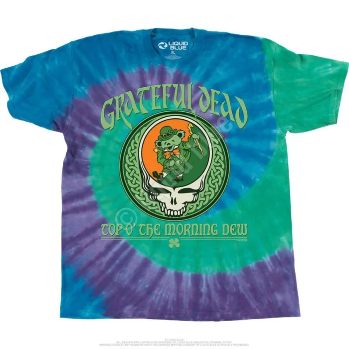 Liquid Blue TShirt Men Morning Dew TShirt