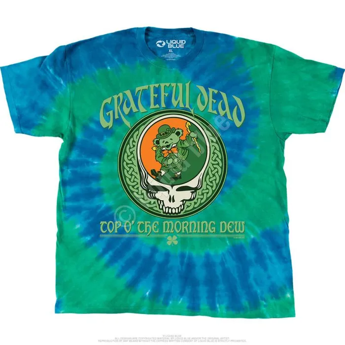 Liquid Blue TShirt Men Morning Dew TShirt