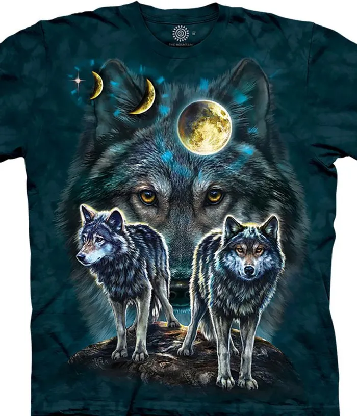 Liquid Blue TShirt Men Northstar Wolves Classic Cotton TShirt