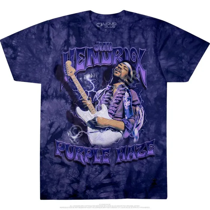 Liquid Blue TShirt Men Purple Haze TieDye TShirt