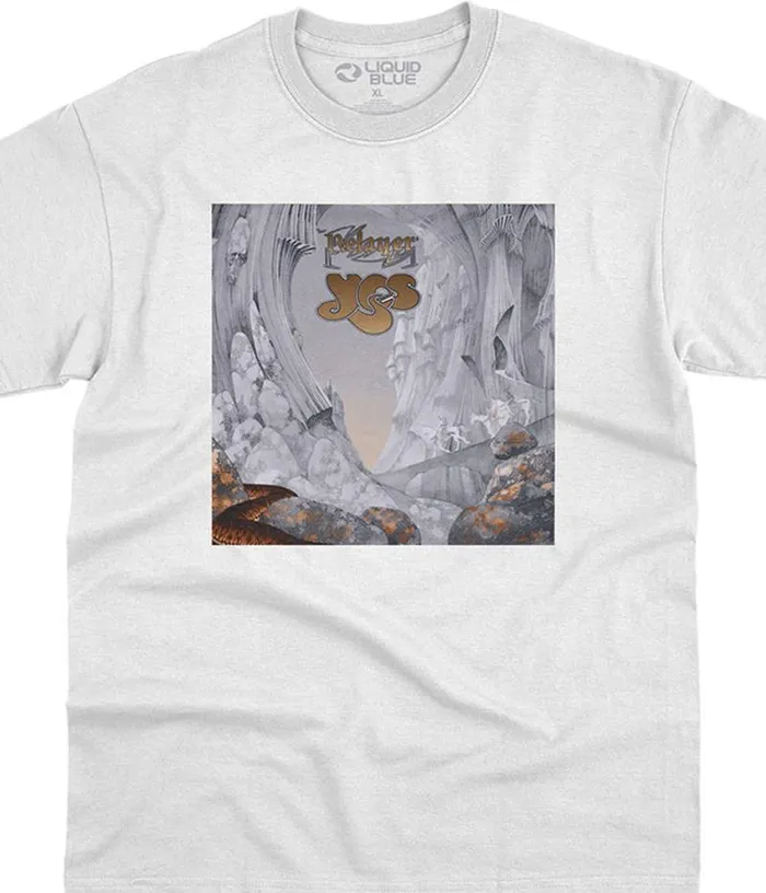 Liquid Blue TShirt Men Relayer White TShirt
