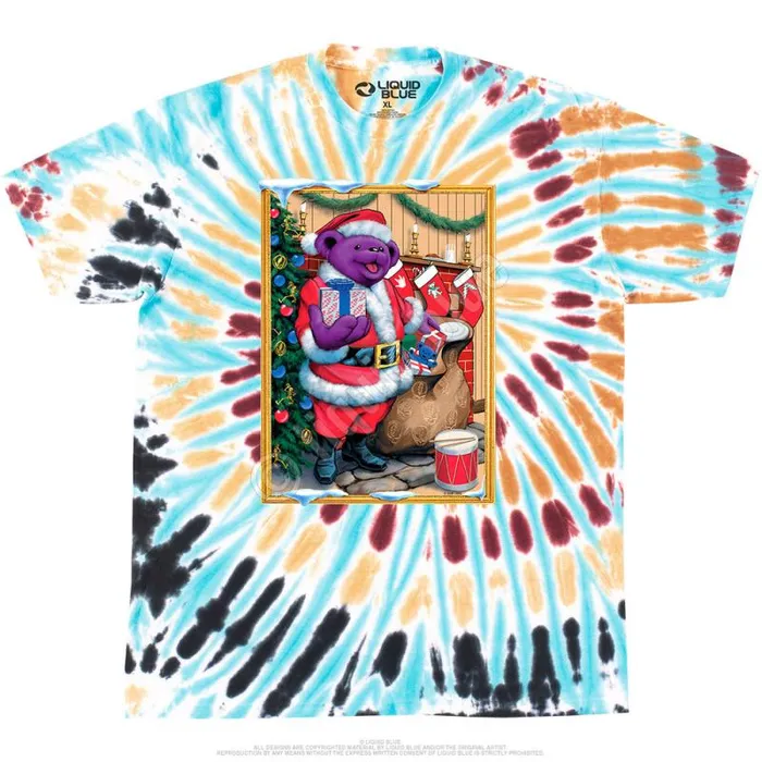 Liquid Blue TShirt Men Santa Bear TShirt