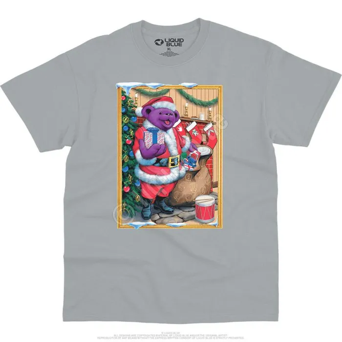 Liquid Blue TShirt Men Santa Bear TShirt