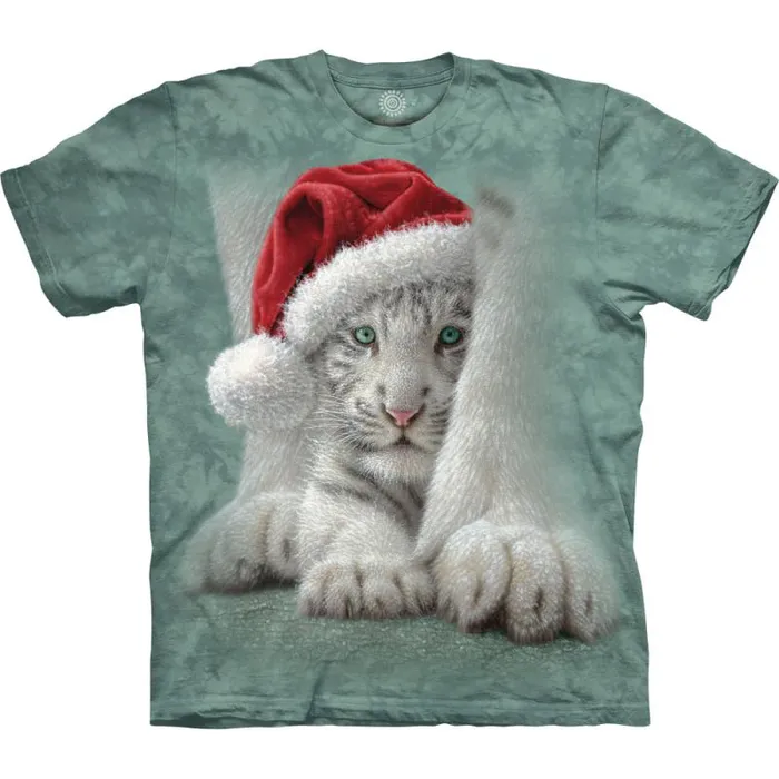 Liquid Blue TShirt Men Sheltered Christmas Classic Cotton TShirt