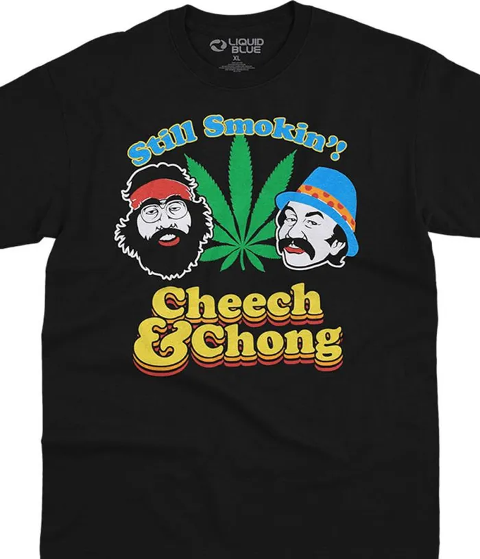 Liquid Blue TShirt Men Still Smokin Black TShirt