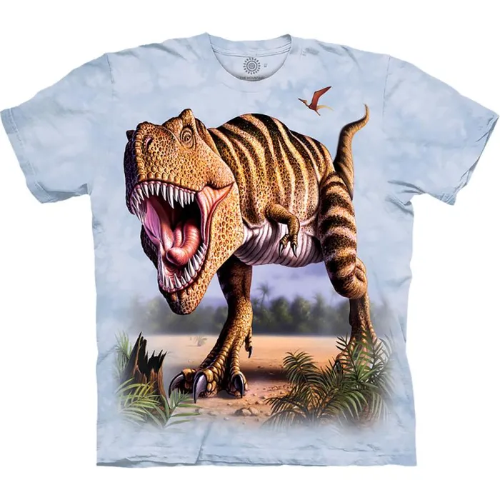 Liquid Blue TShirt Men Striped Rex Classic Cotton TShirt