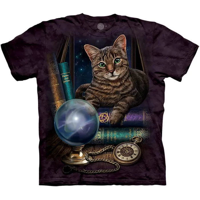 Liquid Blue TShirt Men The Fortune Teller Classic Cotton TShirt