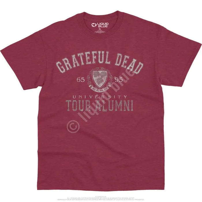 Liquid Blue TShirt Men Tour Alumni Crest TShirt
