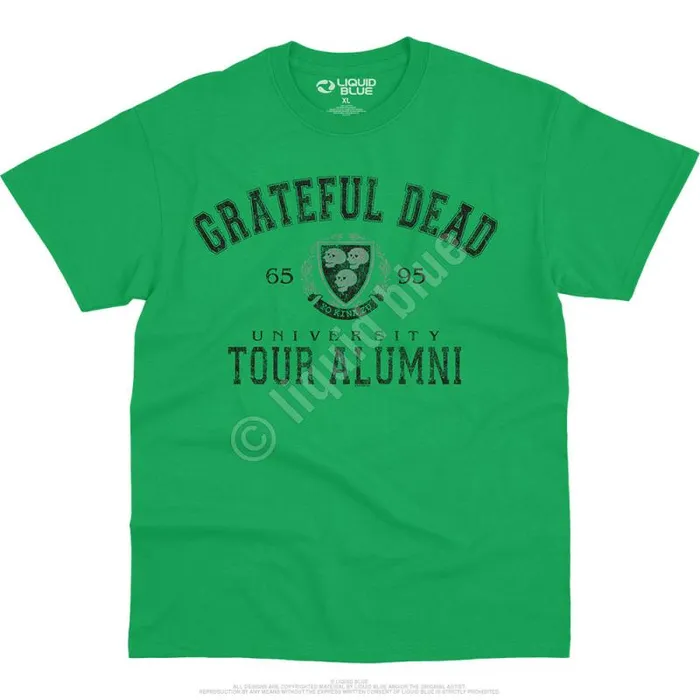 Liquid Blue TShirt Men Tour Alumni Crest TShirt