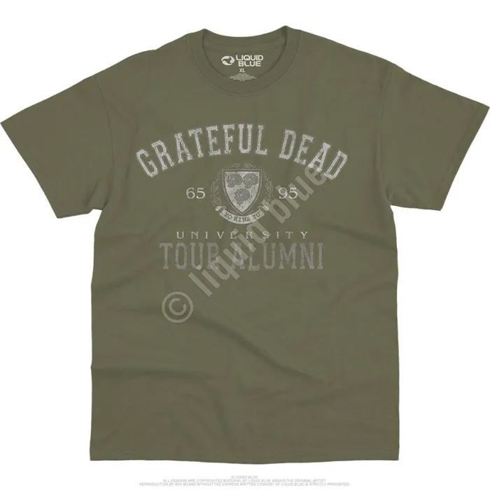 Liquid Blue TShirt Men Tour Alumni Crest TShirt