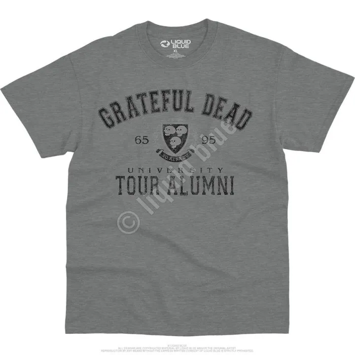 Liquid Blue TShirt Men Tour Alumni Crest TShirt