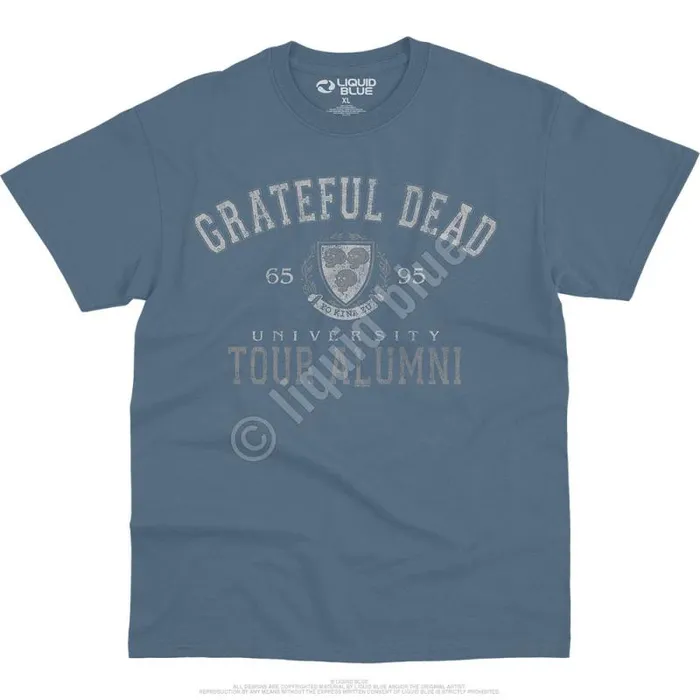 Liquid Blue TShirt Men Tour Alumni Crest TShirt