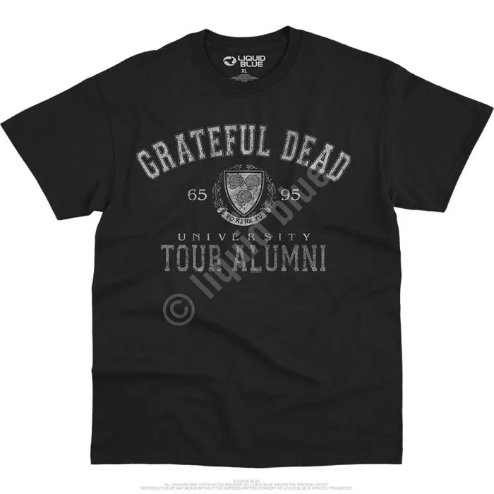 Liquid Blue TShirt Men Tour Alumni Crest TShirt