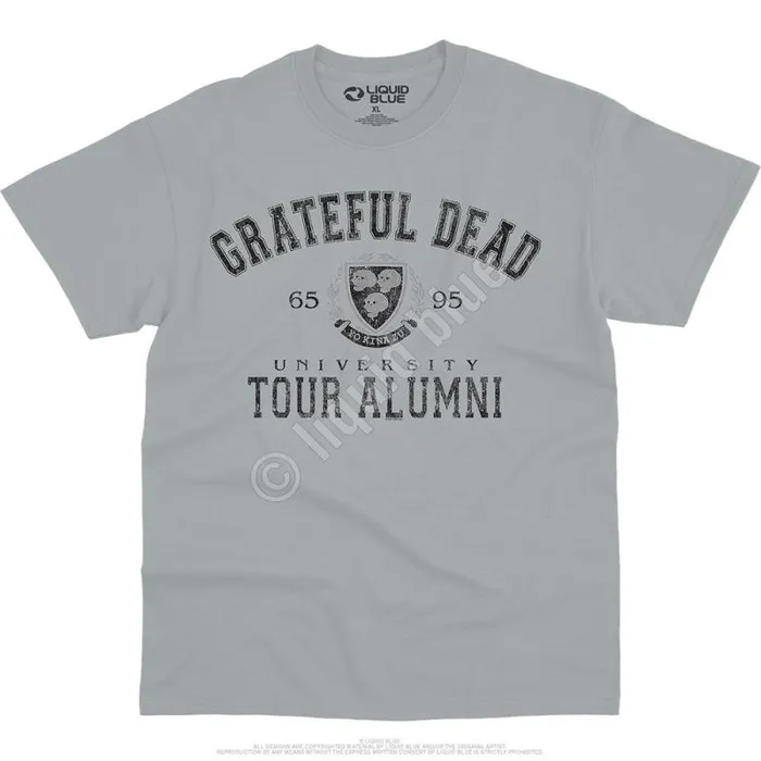 Liquid Blue TShirt Men Tour Alumni Crest TShirt