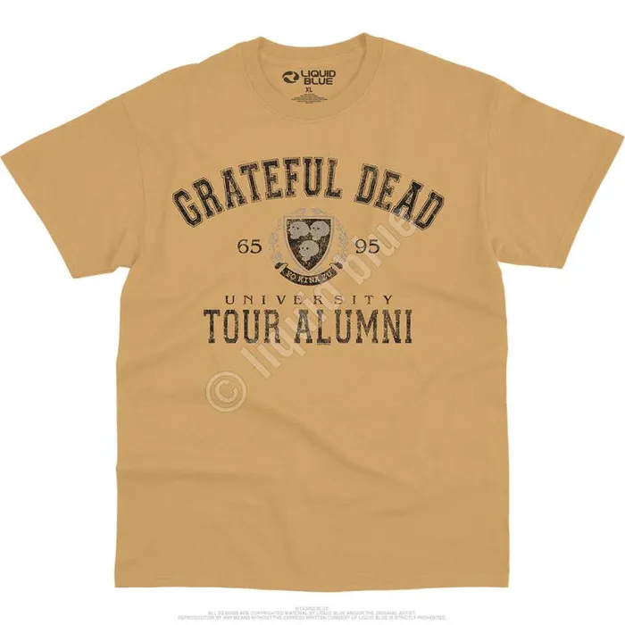 Liquid Blue TShirt Men Tour Alumni Crest TShirt