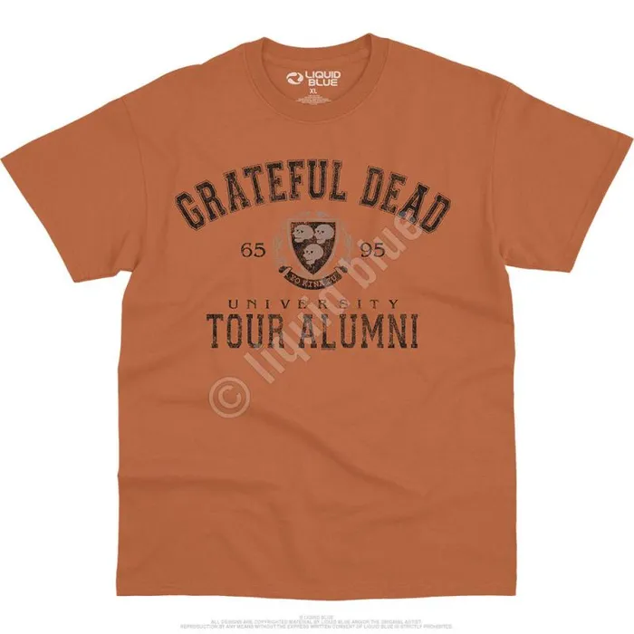 Liquid Blue TShirt Men Tour Alumni Crest TShirt