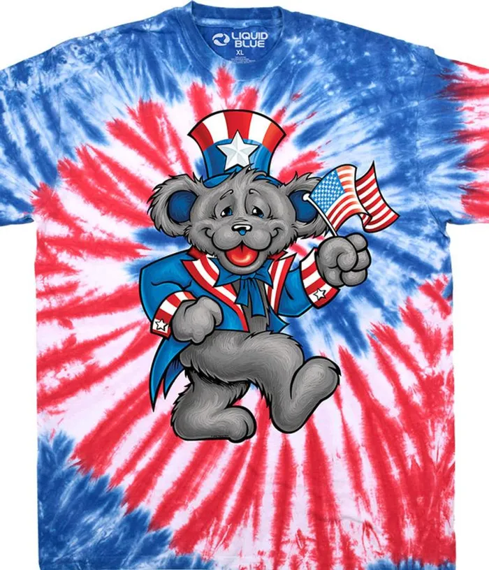 Liquid Blue TShirt Men Wave That Flag TShirt