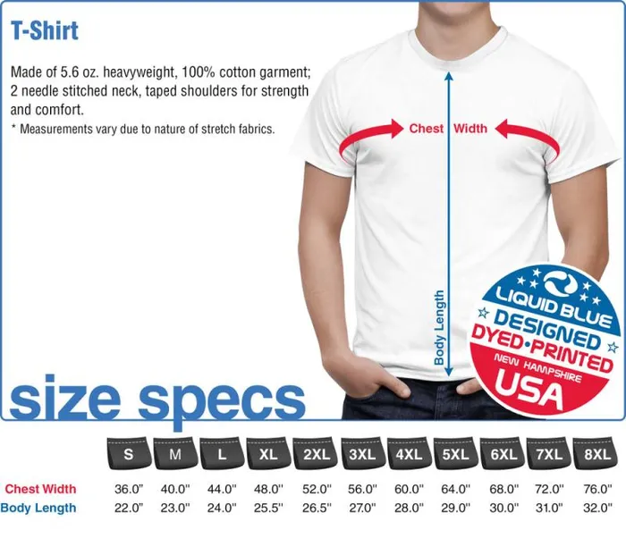 Liquid Blue TShirt Men Wave That Flag TShirt