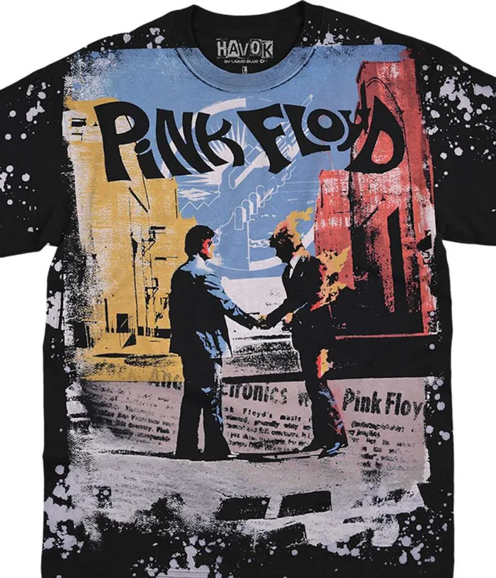 Liquid Blue TShirt Men Wish You Were Here Havok Black TShirt