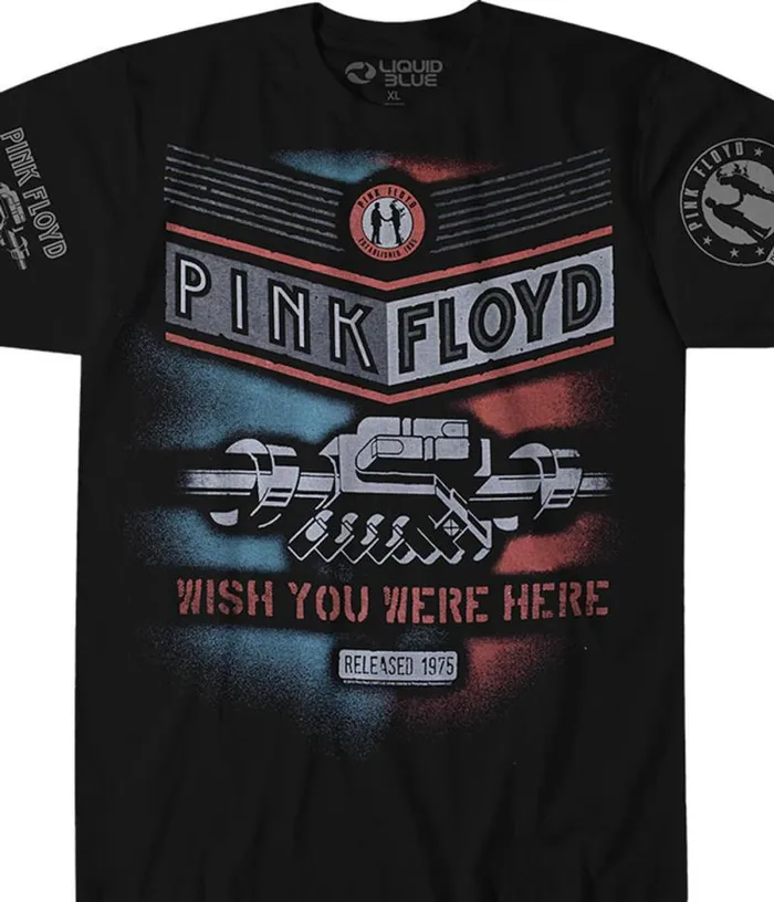 Liquid Blue TShirt Men WYWH Released 1975 Black TShirt