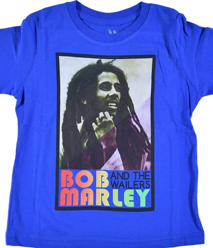 Liquid Blue Toddler Kids Marley Profile Toddler Blue TShirt