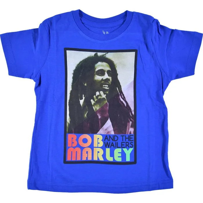 Liquid Blue Toddler Kids Marley Profile Toddler Blue TShirt