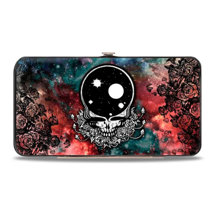 Liquid Blue Wallets Accessories Space Your Face Hinged Wallet