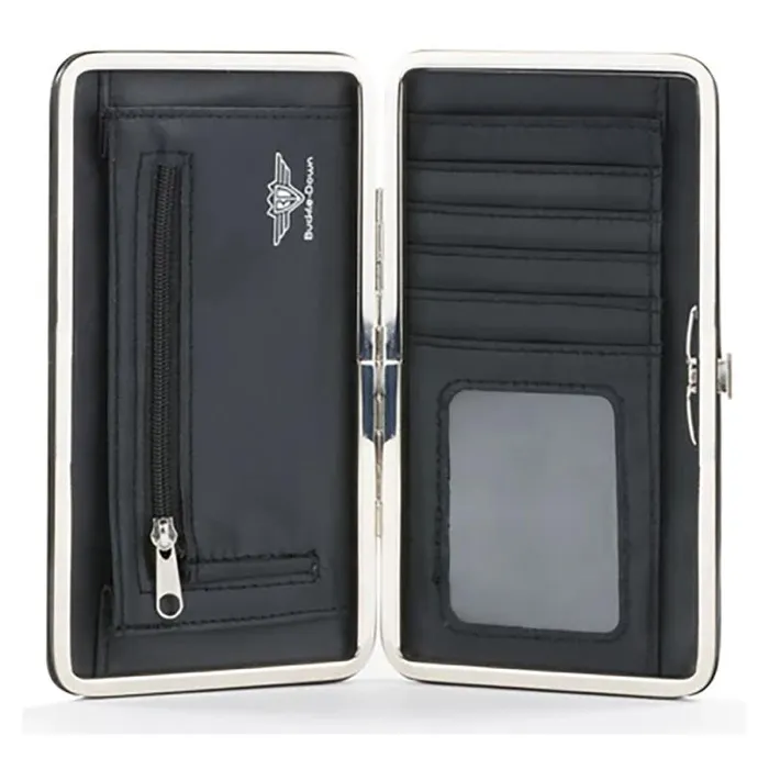 Liquid Blue Wallets Accessories Space Your Face Hinged Wallet