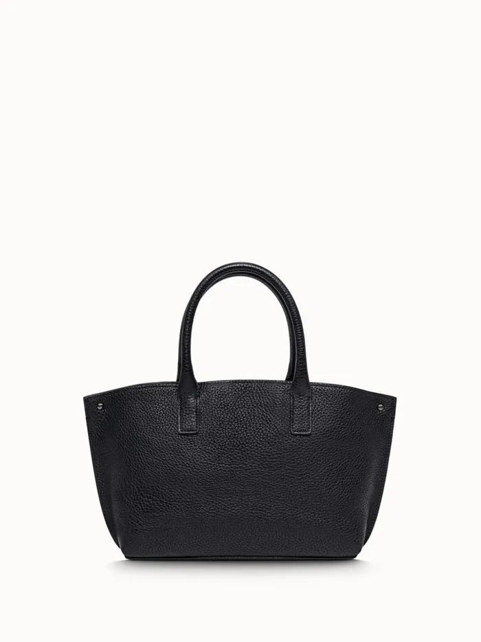 Little Ai Messenger Bag In Cervocalf Leather Black Women Akris Crossbody Bags