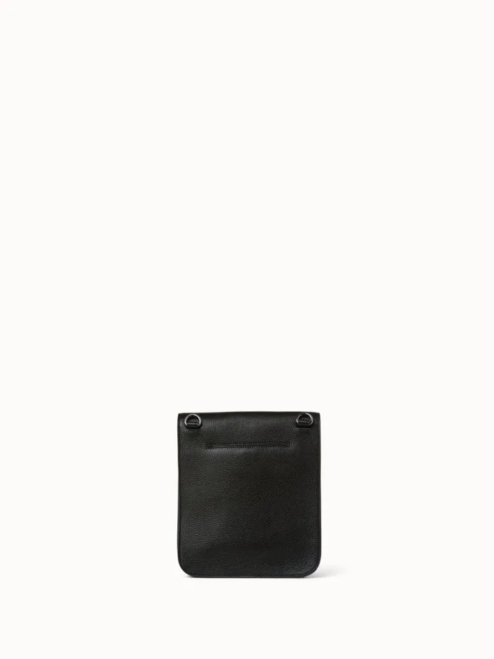 Little Anouk Messenger In Calf Leather Black Women Akris Messenger Bags